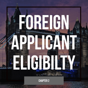 Foreign Applicant Eligibility